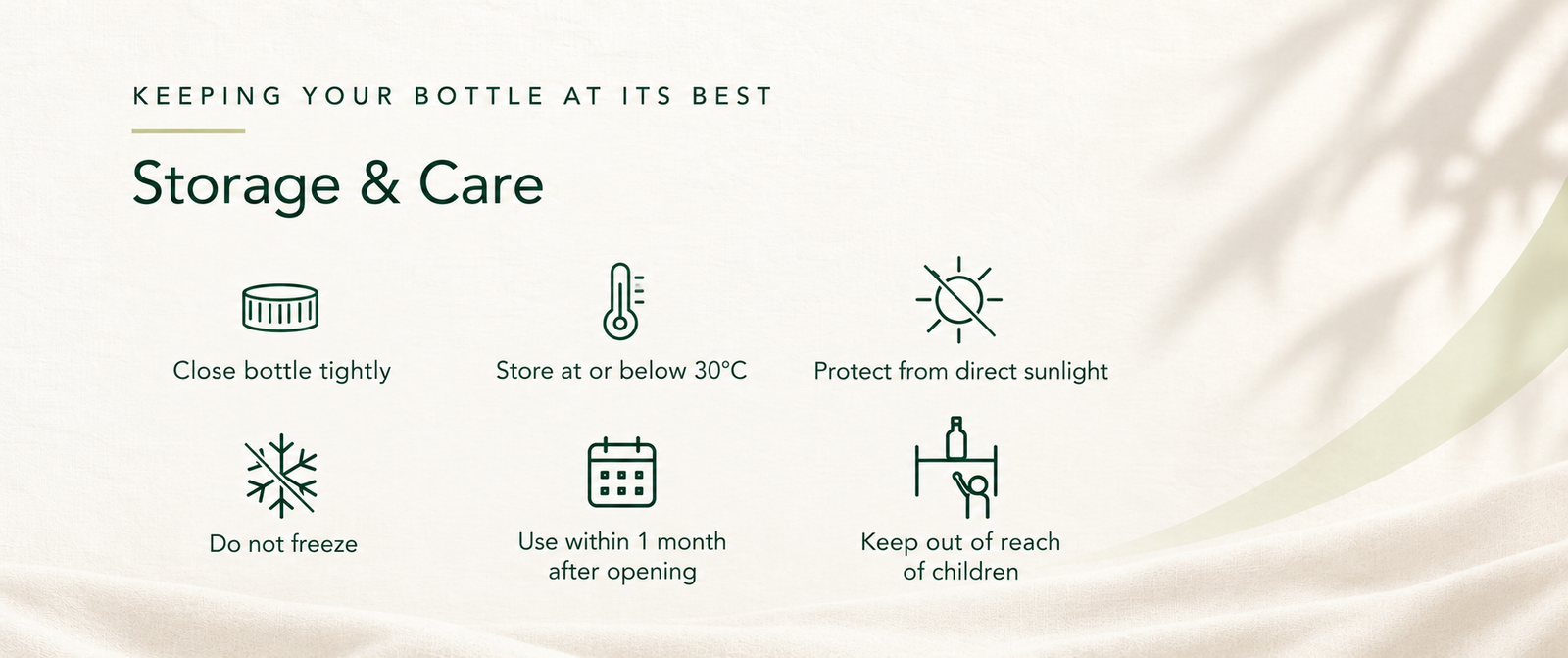 DHATRYARISHTAM — Storage and care